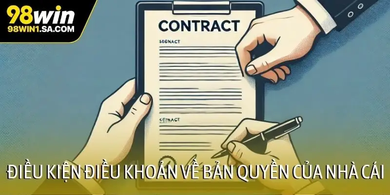 Điều kiện điều khoản về bản quyền của nhà cái